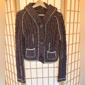 Free People Button Sweater